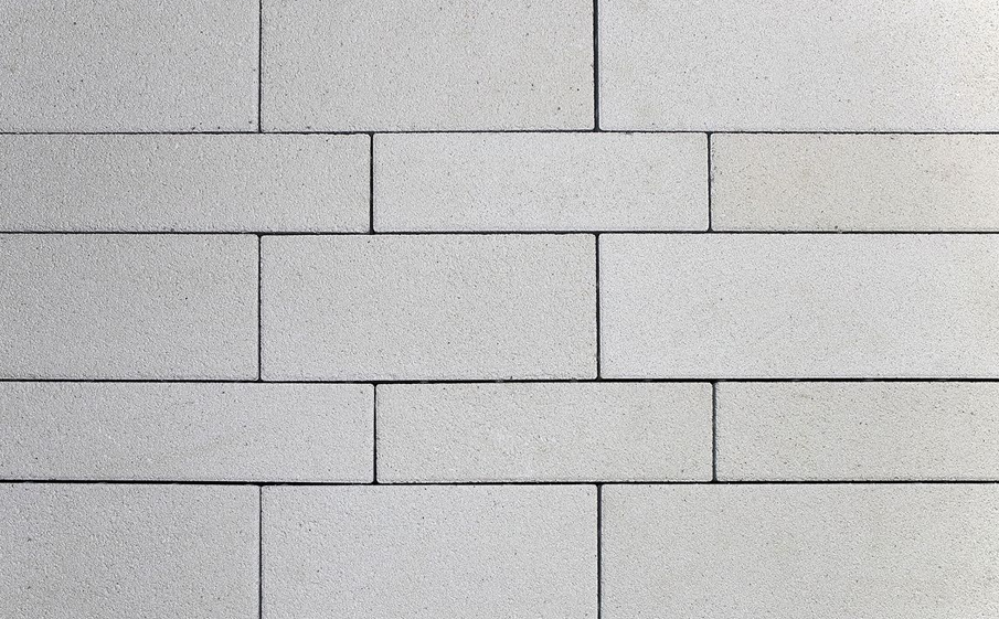 Плитка тротуарная Паркет Б.9.Псм.8 стоунмикс белый, комплект 4 шт, толщина 80 мм