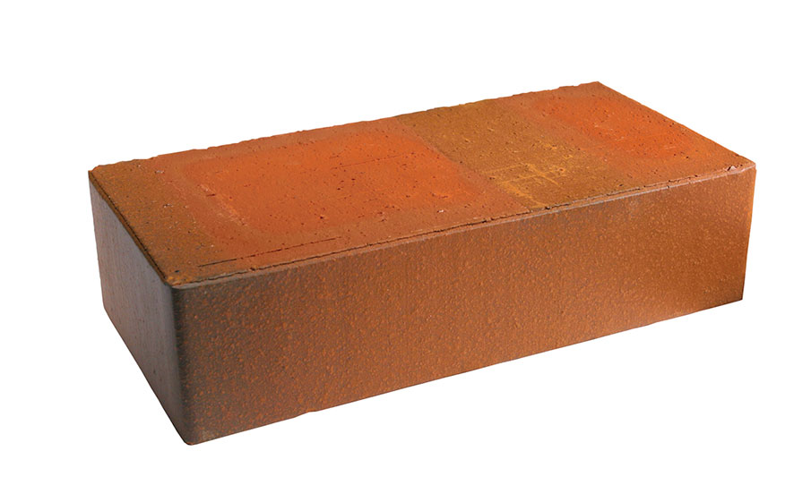 Кирпич облицовочный Terca Red flame редуцированный гладкий, 250*120*65 мм