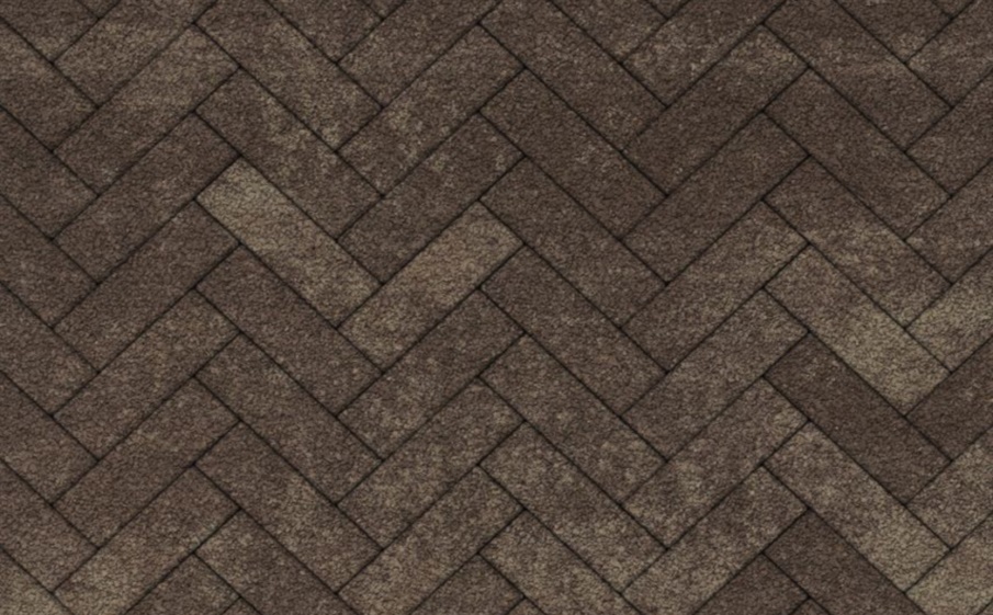 Плитка тротуарная Паркет Б.9.Псм.8 листопад гранит хаски, комплект 4 шт, толщина 80 мм