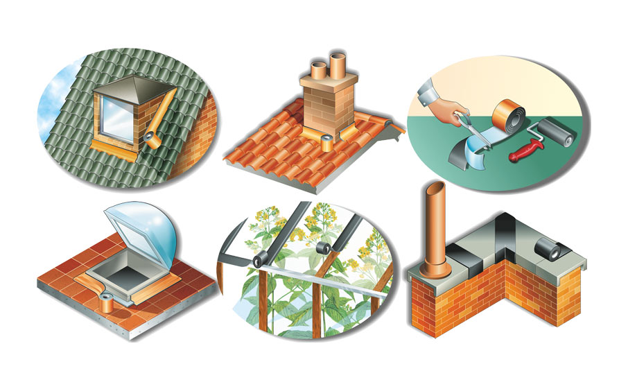 Герметизирующая лента TEGOLA Экобит натуральная медь, ширина 15 см