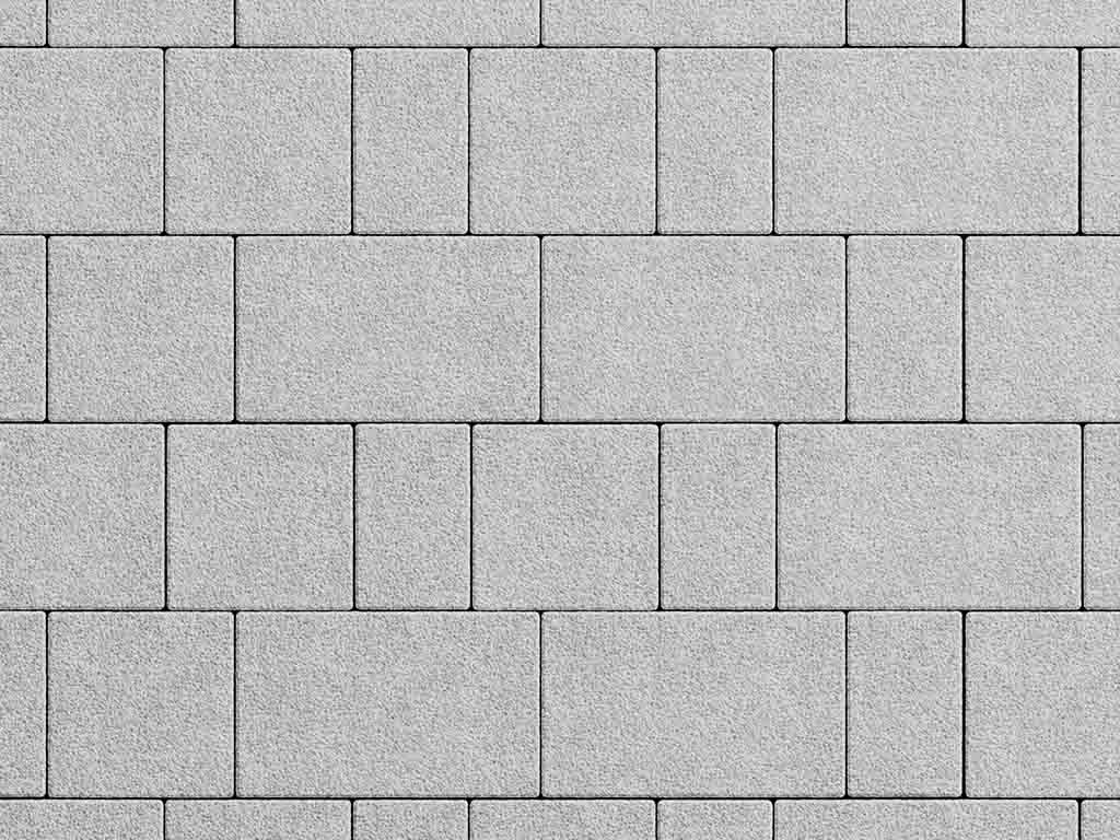 Плитка тротуарная Старый город А.1.Фсм.4 стоунмикс белый, комплект 3 шт, толщина 40 мм