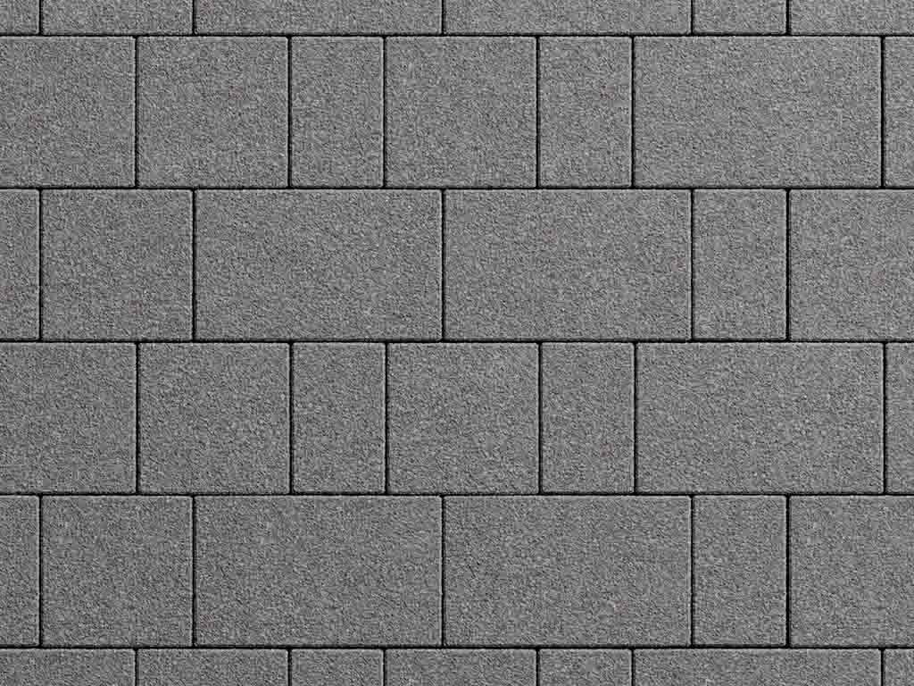 Плитка тротуарная Старый город Б.1.Фсм.8 гранит серый, комплект 3 шт, толщина 80 мм