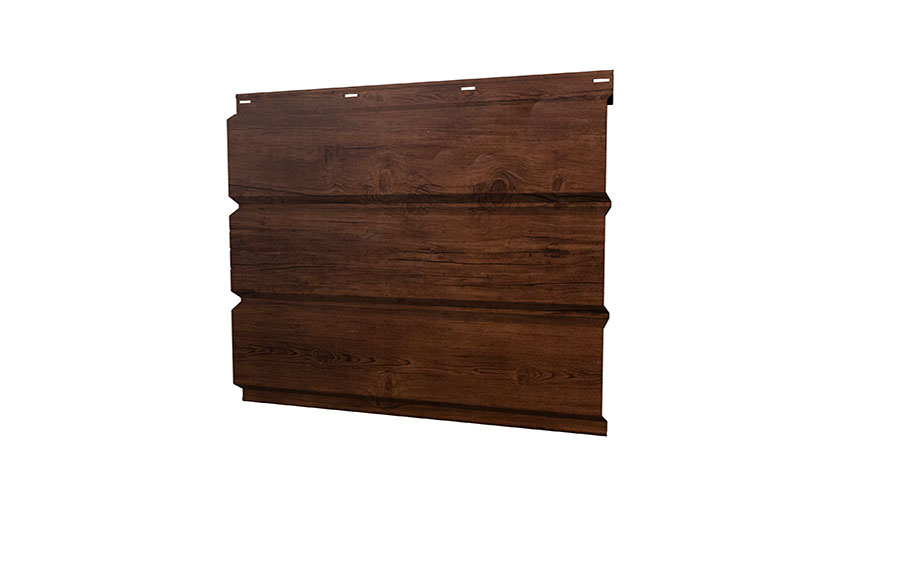 Софит Grand Line металлический центральная перфорация 0,45 Print Premium с пленкой Cherry Wood Fresh