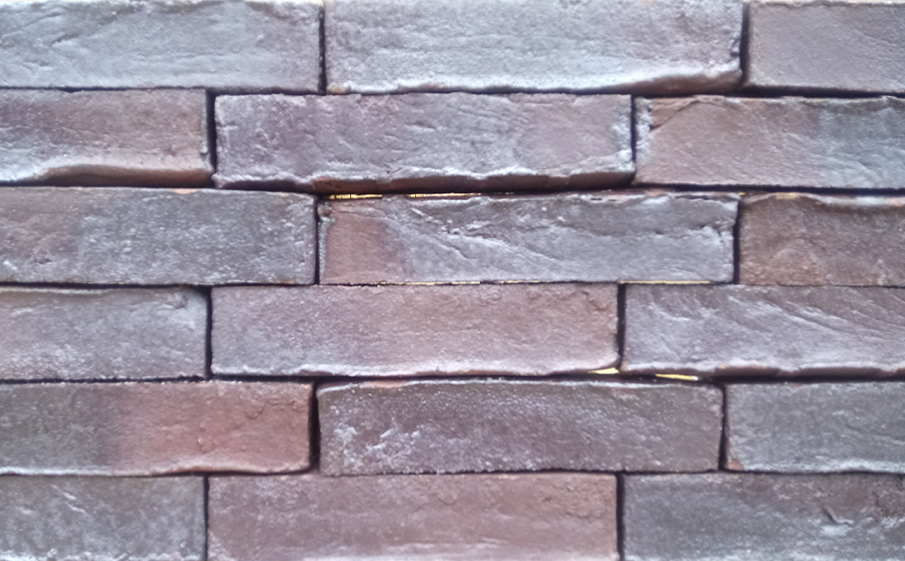 Кирпич клинкерный Muhr 10 Violettblau geflammt, 240*52*52 мм