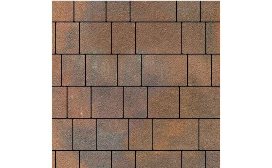 Плитка тротуарная SteinRus Инсбрук Инн Б.6.Фсм.6, Native, ColorMix Штайнрус, толщина 60 мм