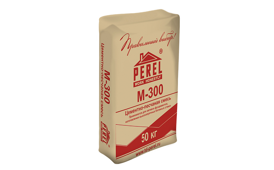 Цементно-песчаная смесь Perel М-300, 50 кг