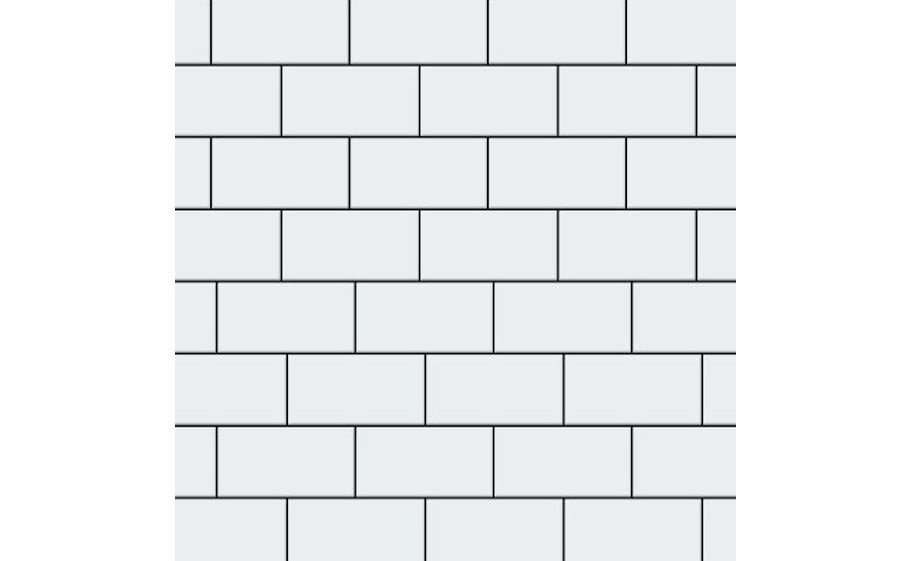 Плитка тротуарная SteinRus Sevilia В.8.П.8 гладкая, белый, 300*150*80 мм