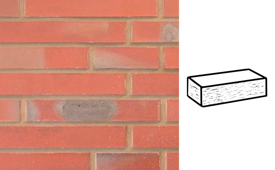 Кирпич клинкерный Muhr 03 K Naturrot Kohle рустик, 290*90*40 мм