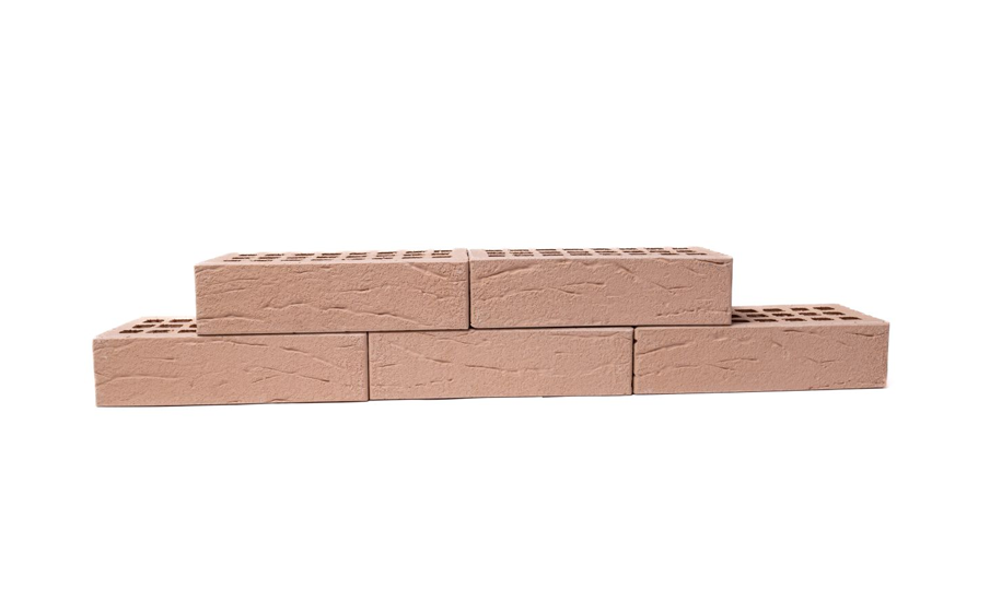 Кирпич облицовочный Губский КЗ, папирус, абрикосовый, 250*120*65 мм