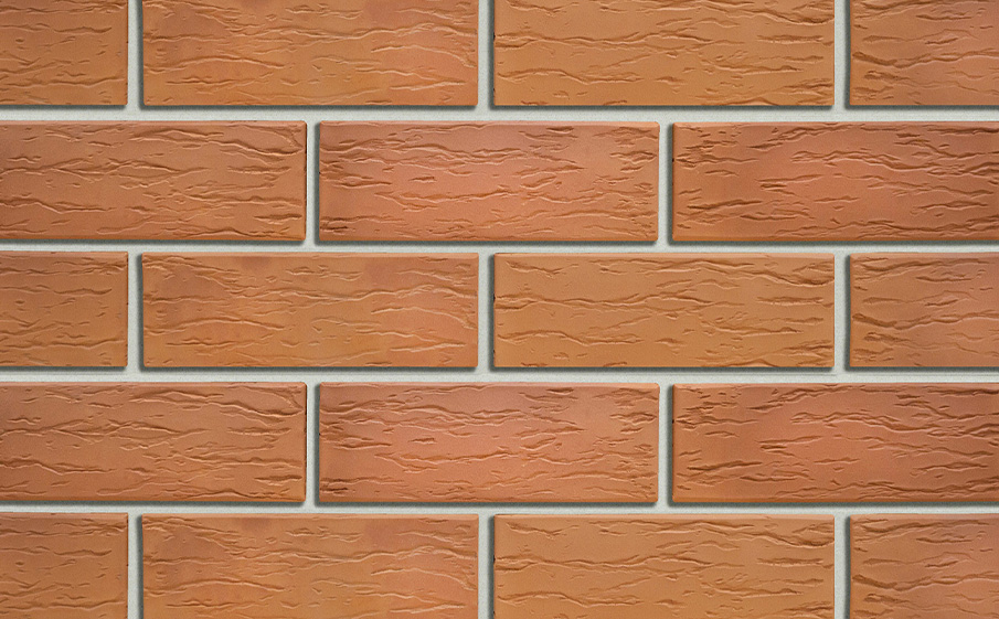 Кирпич облицовочный Кротовский КЗ Классика красный кора дуба 250*120*88 мм