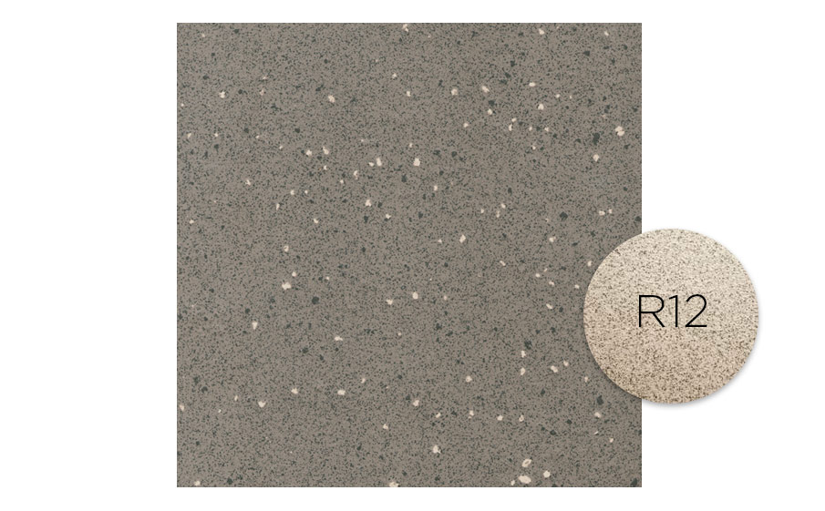 Технический керамогранит Roben VIGRANIT Anthrazit Grobkorn R12, 200*200*15 мм