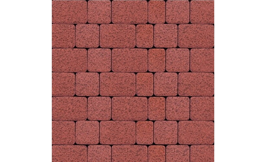 Плитка тротуарная SteinRus Инсбрук Альт А.1.Фсм.4, Native, красный, толщина 40 мм