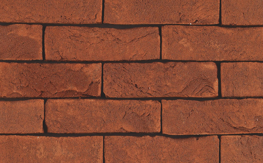 Кирпич облицовочный ручной формовки Terca Haywood Red, 215*102*65 мм