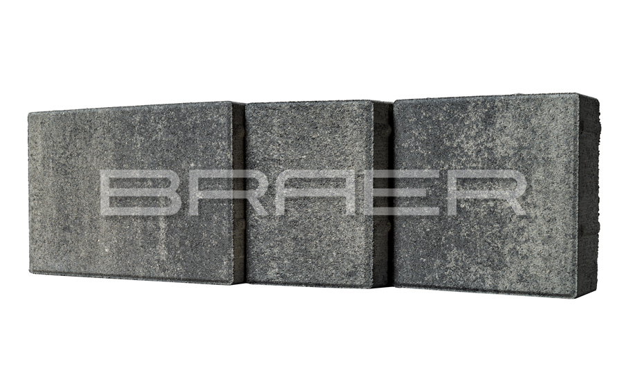 Плитка тротуарная BRAER Старый город Венусбергер Color Mix Вечер