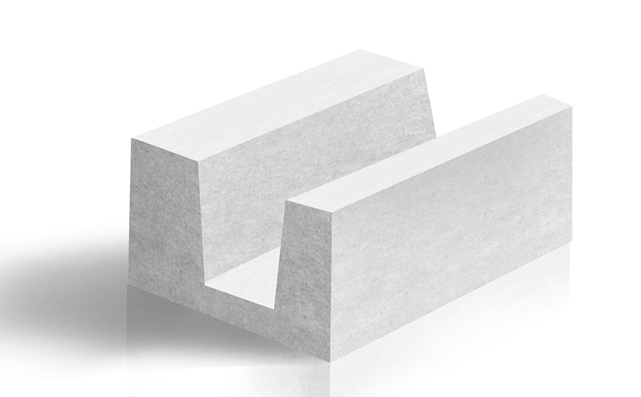 Газобетонный U-блок ЛСР, 400*250*500 мм