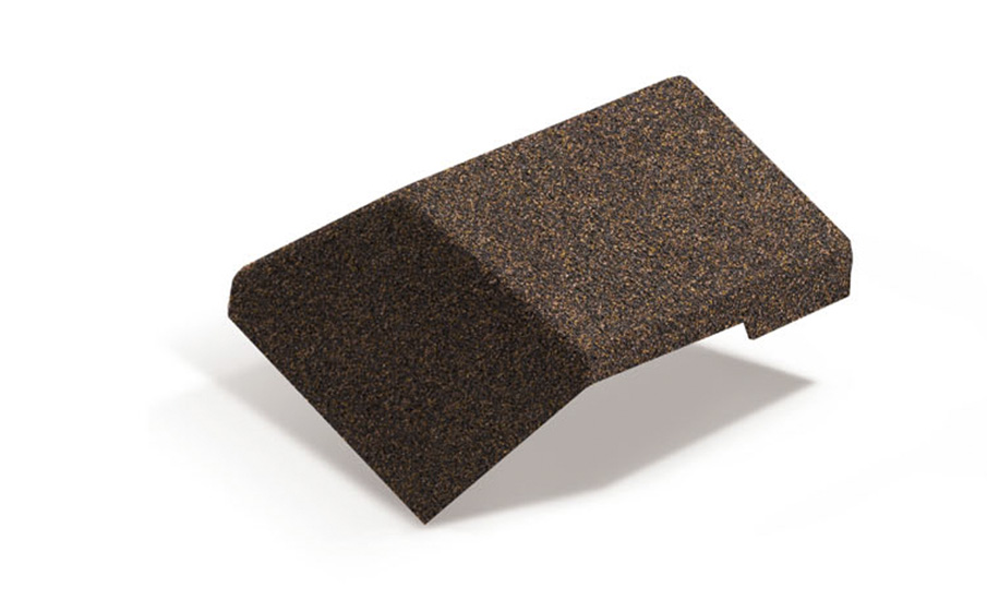 Наконечник ребрового конька Metrotile, Coffee