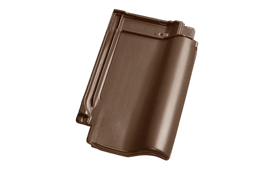 Керамическая черепица рядовая TONDACH Samba 11 (Sensaton 11), Brown engobe