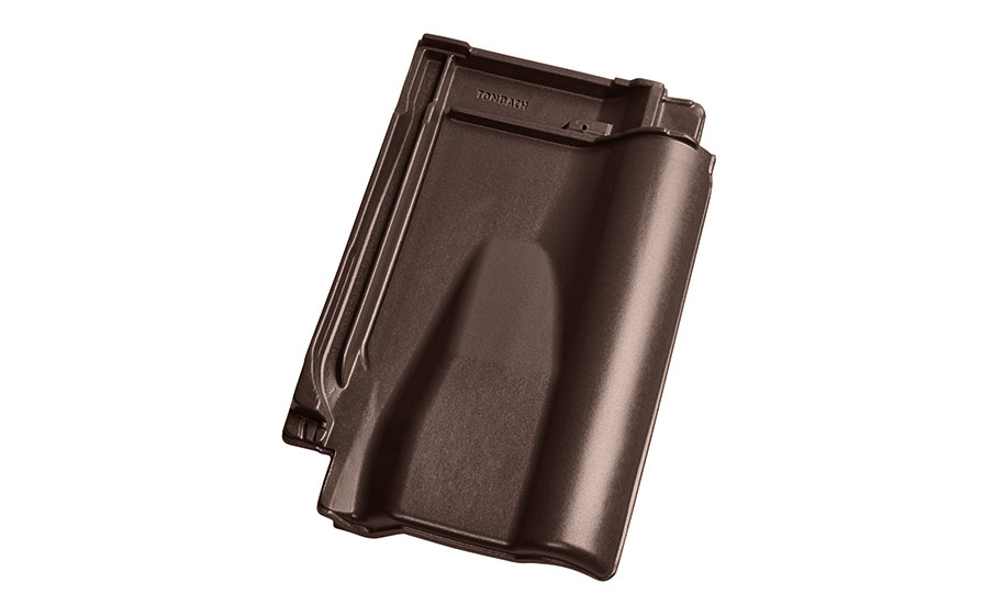 Керамическая черепица вентиляционная TONDACH Samba 11 (Sensaton 11), Brown glazed