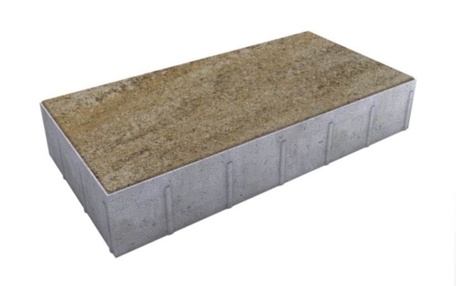 Плитка тротуарная Прямоугольник Б.5.П.6 искусственный камень доломит, 600*300*60 мм