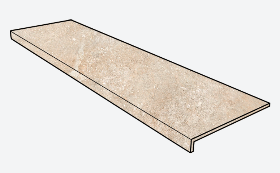 Ступень с прямым носиком Gres Aragon Petra Beige 1197*315*14(35) мм