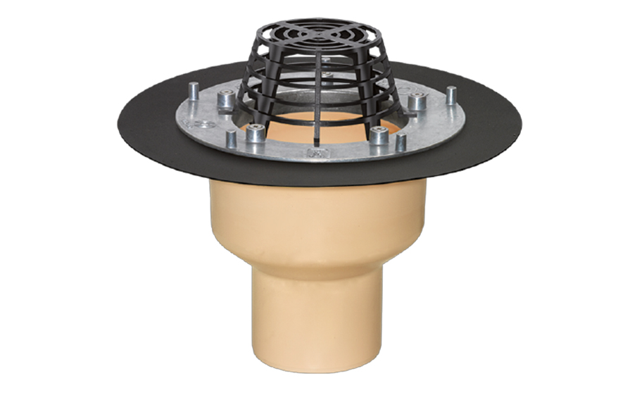 Воронка кровельная вертикальная Sita, SitaTrendy, DN 70, прижимной фланец