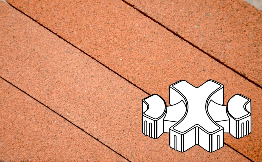 Плитка тротуарная Готика Premium Silver, Эко-фантазия Б.3.ГР.8, №15, 300*300*80 мм