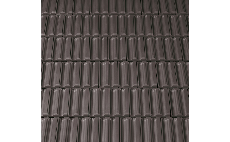 Керамическая черепица рядовая CREATON Rustico Nuance состаренно-серый ангоб