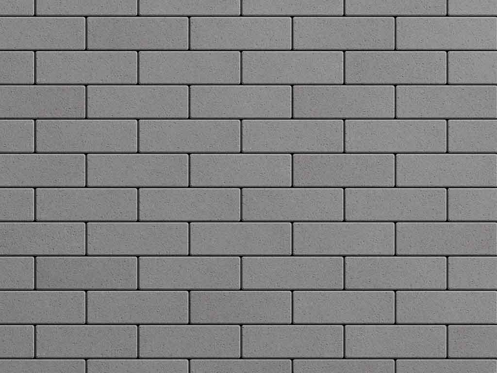 Плитка тротуарная Паркет Б.4.П.6 стандарт гладкий серый, 180*60*60 мм