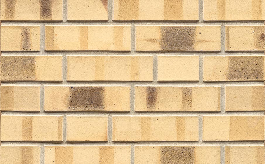 Кирпич клинкерный Westerwaelder Klinker Nr 35KS Creme nuanciert Kohle Spezial, 240*115*52 мм
