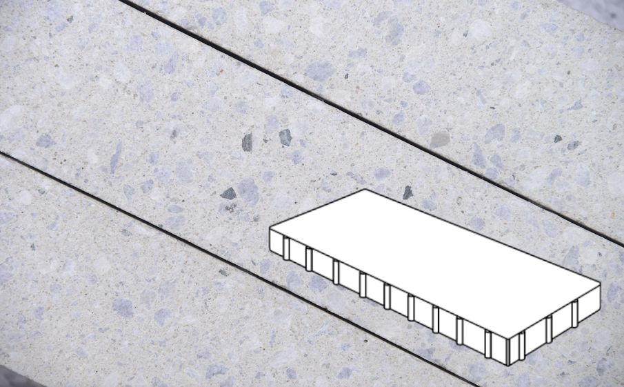 Плитка тротуарная Готика, City Granite FINO, Плита Б.9.П.10, Мансуровский, 900*300*100 мм