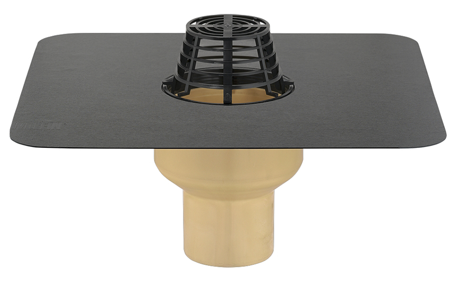 Воронка кровельная вертикальная Sita, SitaTrendy, DN 100, фартук Firestone Quickseam SA Flashing EPDM