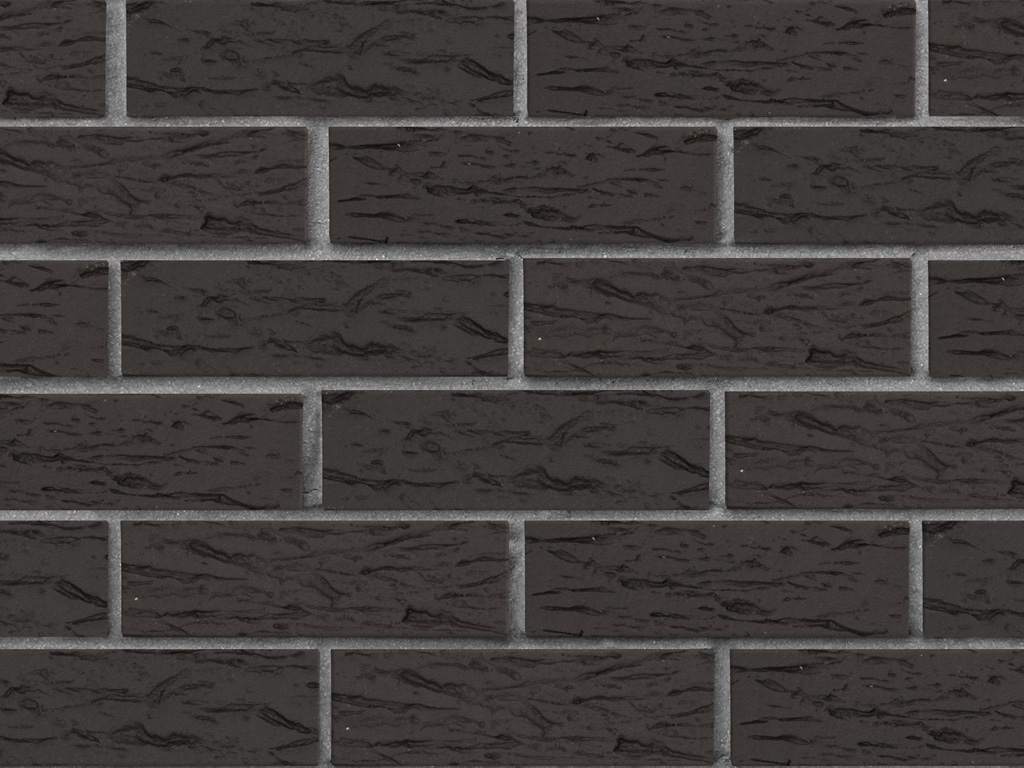 Кирпич облицовочный пустотелый ЛСР, графитовый, рустик, 250*120*65 мм