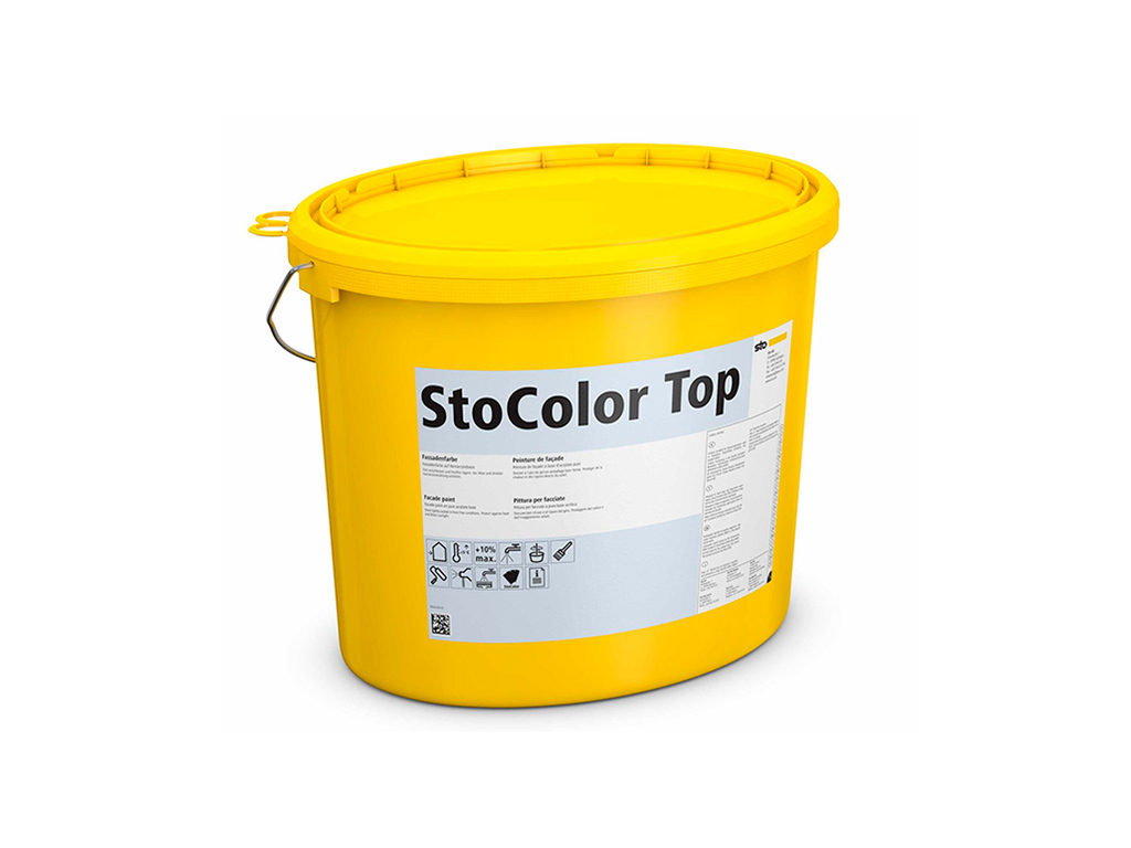Фасадная матовая акриловая краска StoColor Top weiss, белая, 15 л