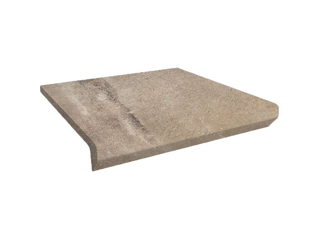 Клинкерная ступень с капиносом Paradyz Scandiano, Ochra, 330*300*11 мм