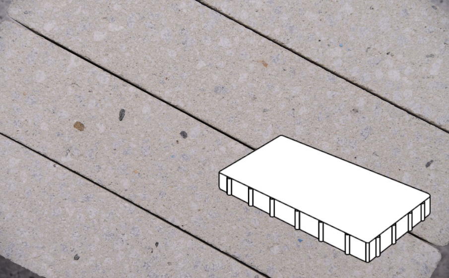 Плитка тротуарная Готика, City Granite FINERRO, Плита Б.6.П.6, Мансуровский, 600*300*60 мм