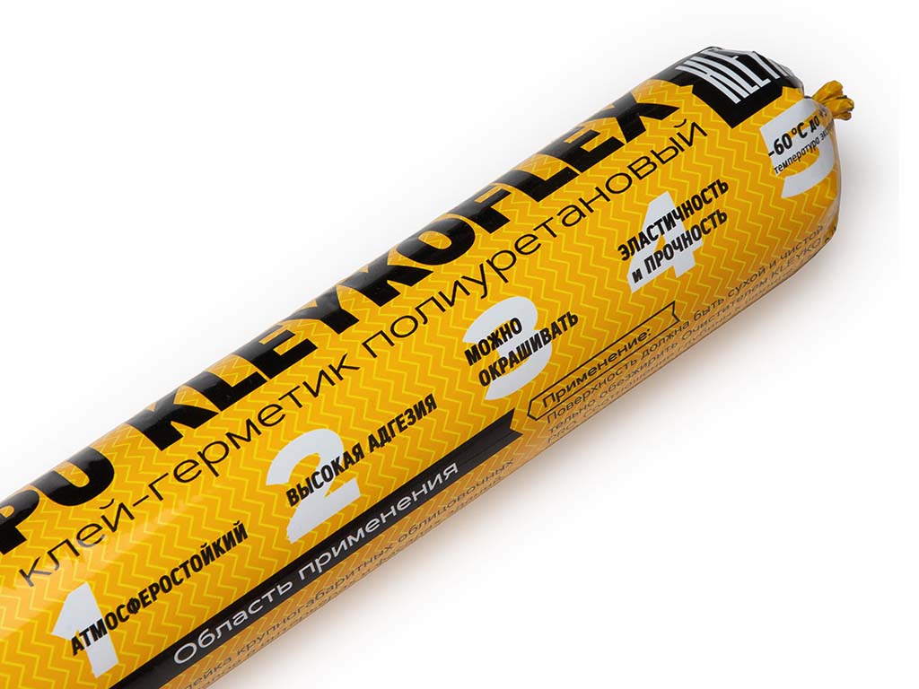 Герметик KLEYKO KLEYKOFLEX, серый, 600 мл