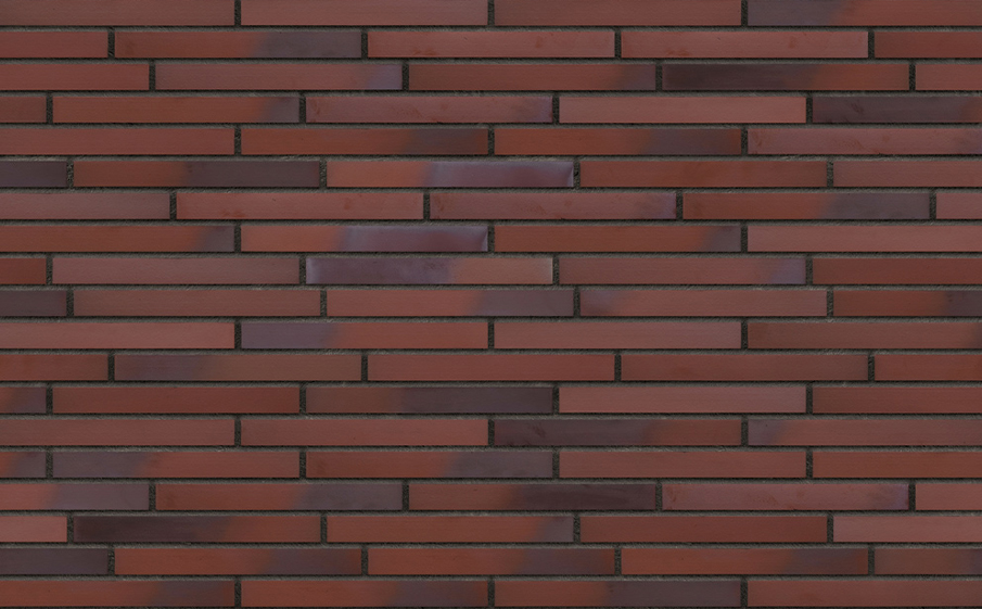 Клинкерная плитка под кирпич King Klinker KING SIZE 10 Maghreb fire гладкая LF, 490*52*14 мм