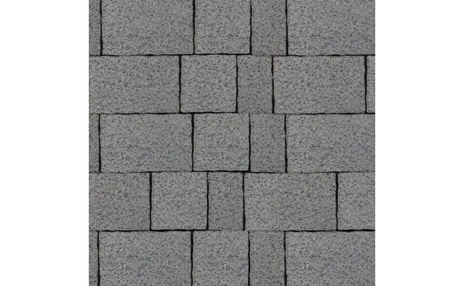 Плитка тротуарная SteinRus Старый город Б.2.Фсм.6, Native, серый, толщина 60 мм