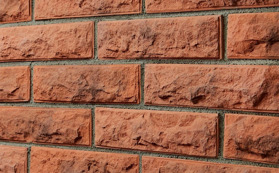 Декоративный кирпич Балтфасад Колотый кирпич 1042