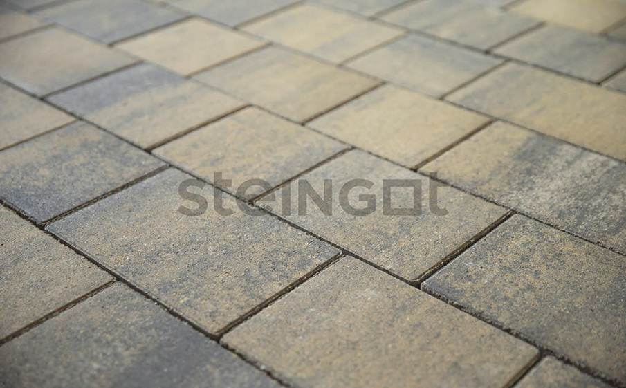 Плитка тротуарная Steingot Color Mix, Новый город, Штайн Хром, толщина 100 мм