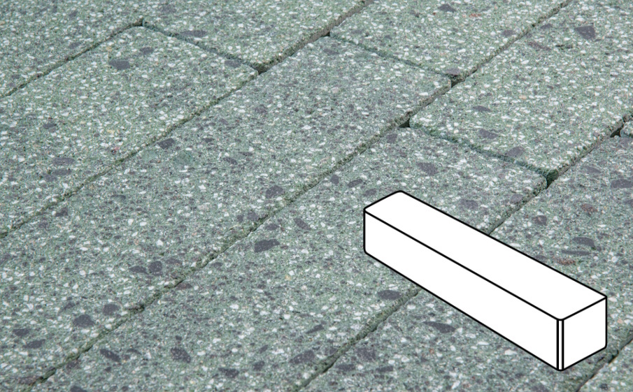 Плитка тротуарная Готика Granite FINERRO, Ригель Б.3.П.8, Порфир 360*80*80 мм