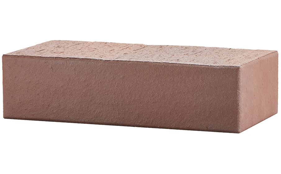 Кирпич облицовочный полнотелый ЛСР, коричневый, гладкий, 250*120*65 мм