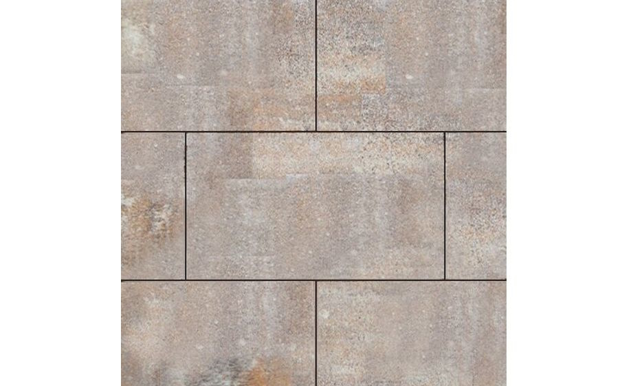 Плитка тротуарная SteinRus, Парк Плейс Б.3.П.8, гладкая, ColorMix Берилл, 600*300*80 мм