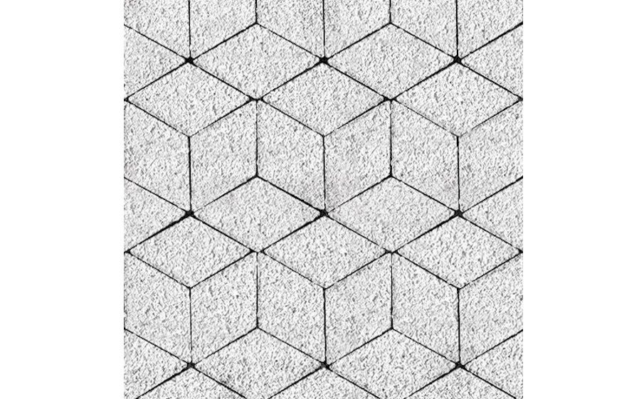 Плитка тротуарная SteinRus Полярная звезда Б.5.Ф.8 Backwash, Эльтон, 200*200*80 мм