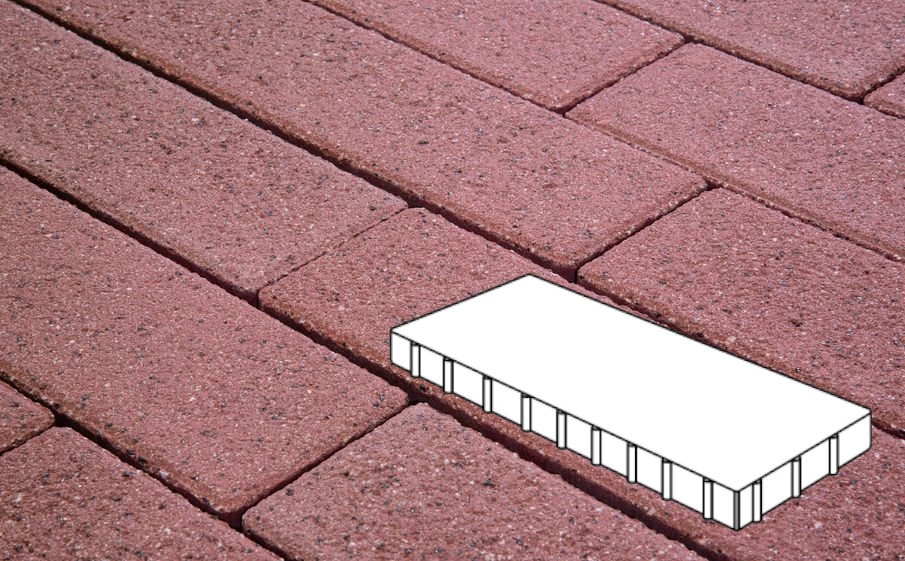 Плитка тротуарная Готика Granite FERRO, Плита Б.9.П.8, Емельяновский, 900*300*80 мм