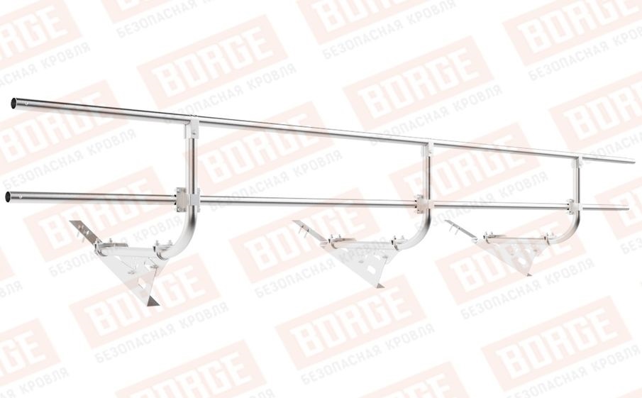 Кровельное ограждение Borge для кровли из композитной черепицы оцинкованное, 300*60 см