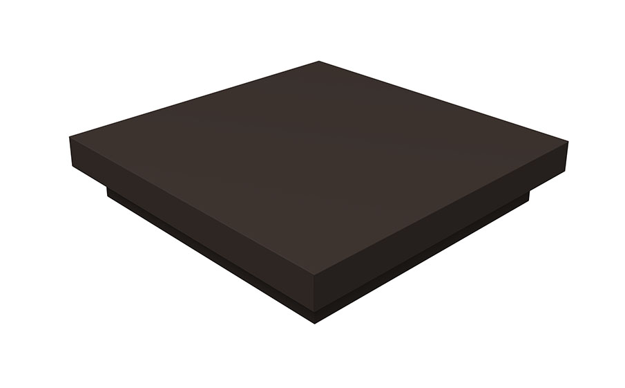 Колпак на столб Grand Line плоский 400*400 мм 0,45 PE с пленкой RR 32