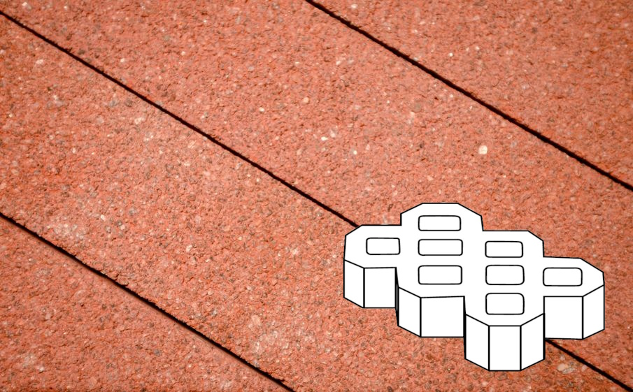 Плитка тротуарная Готика Premium Silver, Экопарковка Б.6.ГР.10, №9, 600*400*100 мм