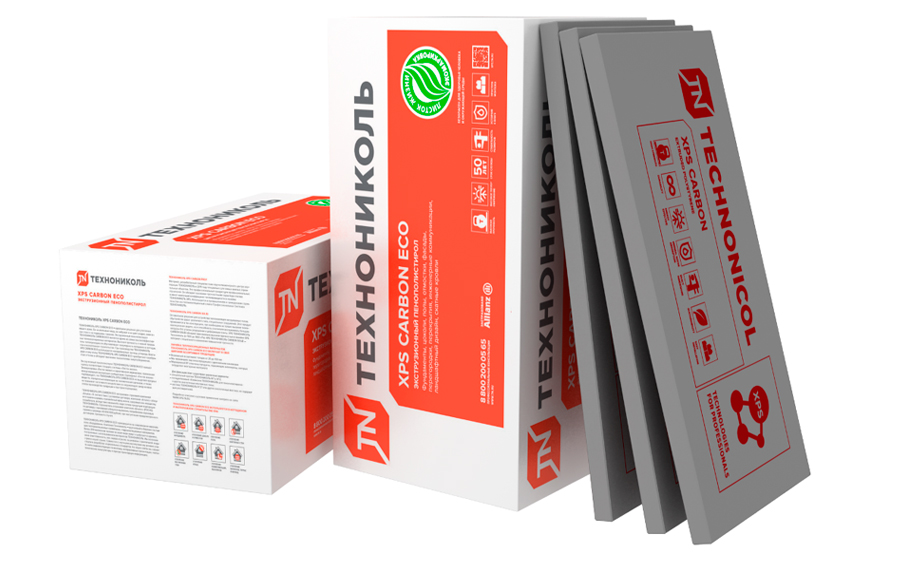 Экструдированный пенополистирол Технониколь XPS Carbon Eco Drain, 1180*580*60 мм