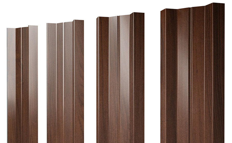 Штакетник М-образный В Print Elite Choco Wood